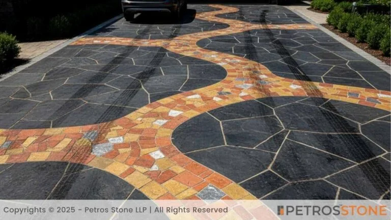 Driveway-Constructed-with-Dark-Charcoal-Flagstones