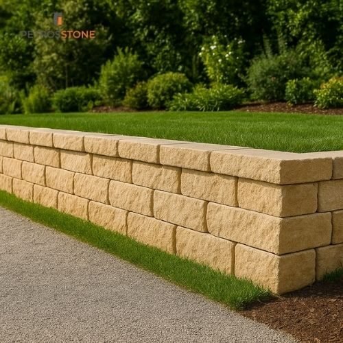 Limestone Retaining Wall Stones