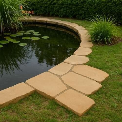 Sandstone Pond Edging Stones