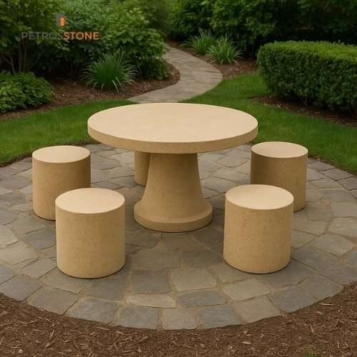 Sandstone Stone Tables and Seats