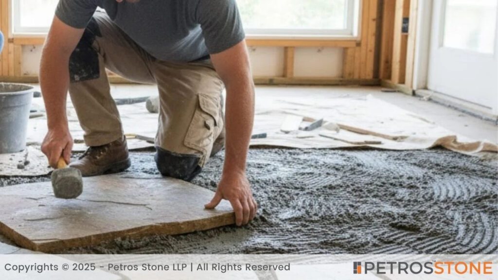 Flagstone Installation
