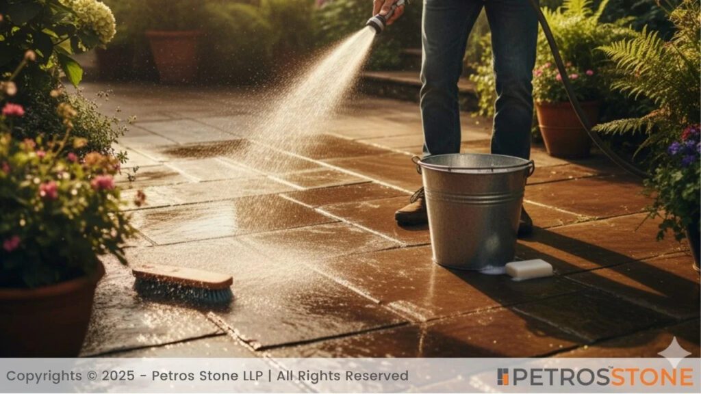 Flagstone Cleaning