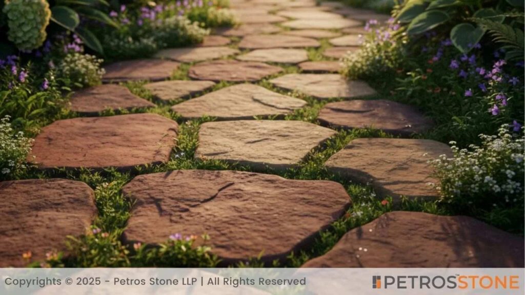 Flagstone Garden Pathway