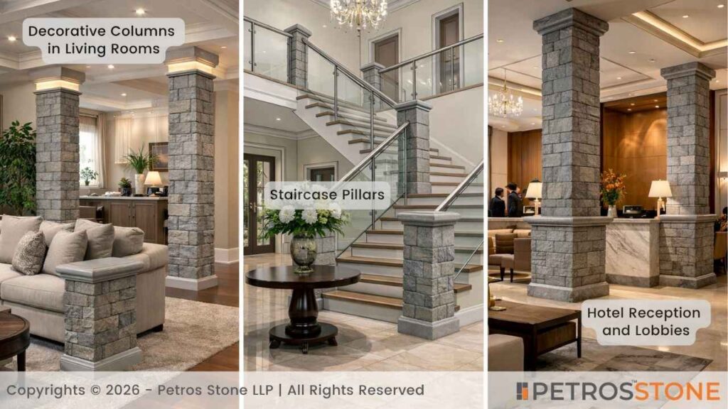 Interior Applications - Int Grey Columns